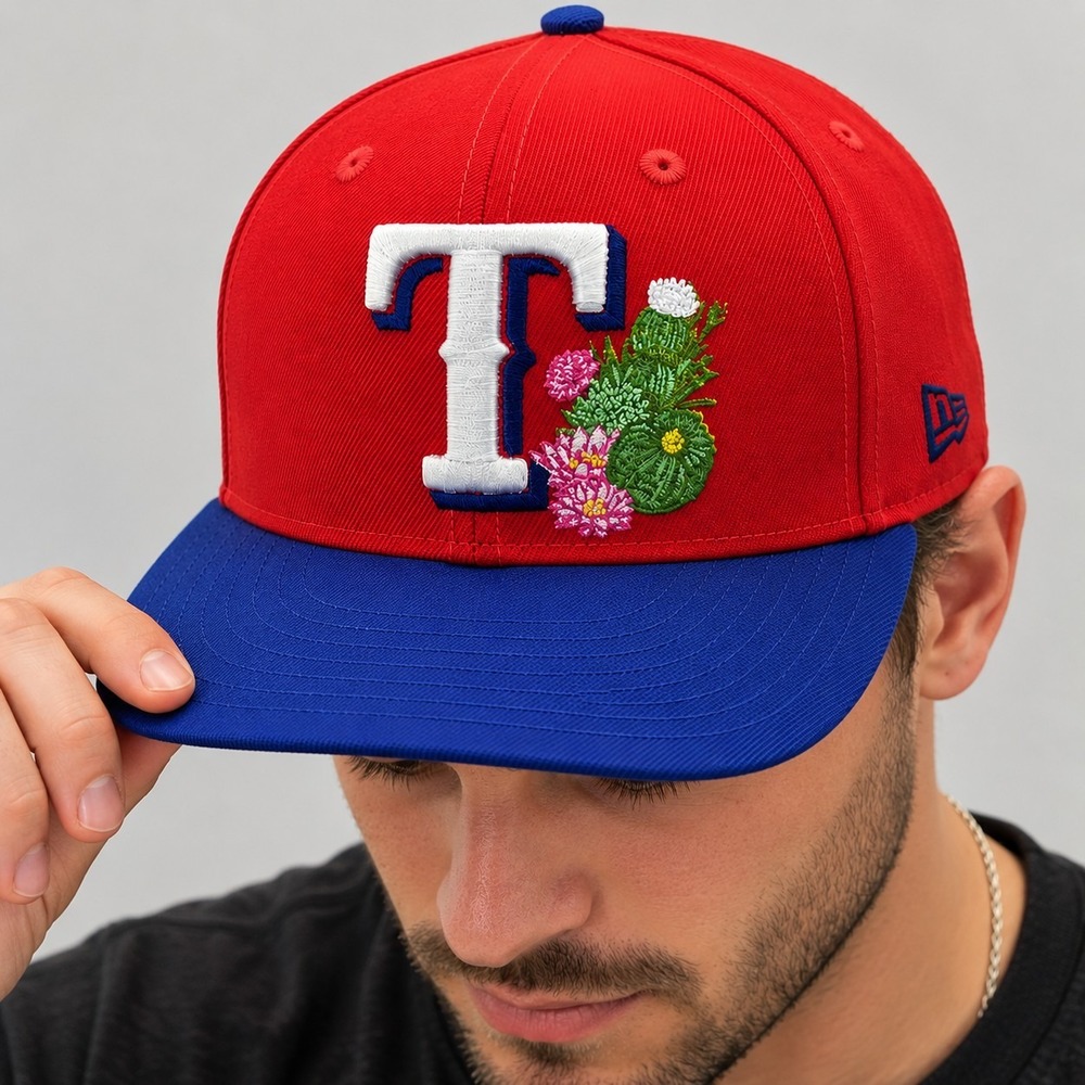 Texas Rangers 2026 Spring Training New Era 59FIFTY Fitted Hat Size 7 MLB -3742